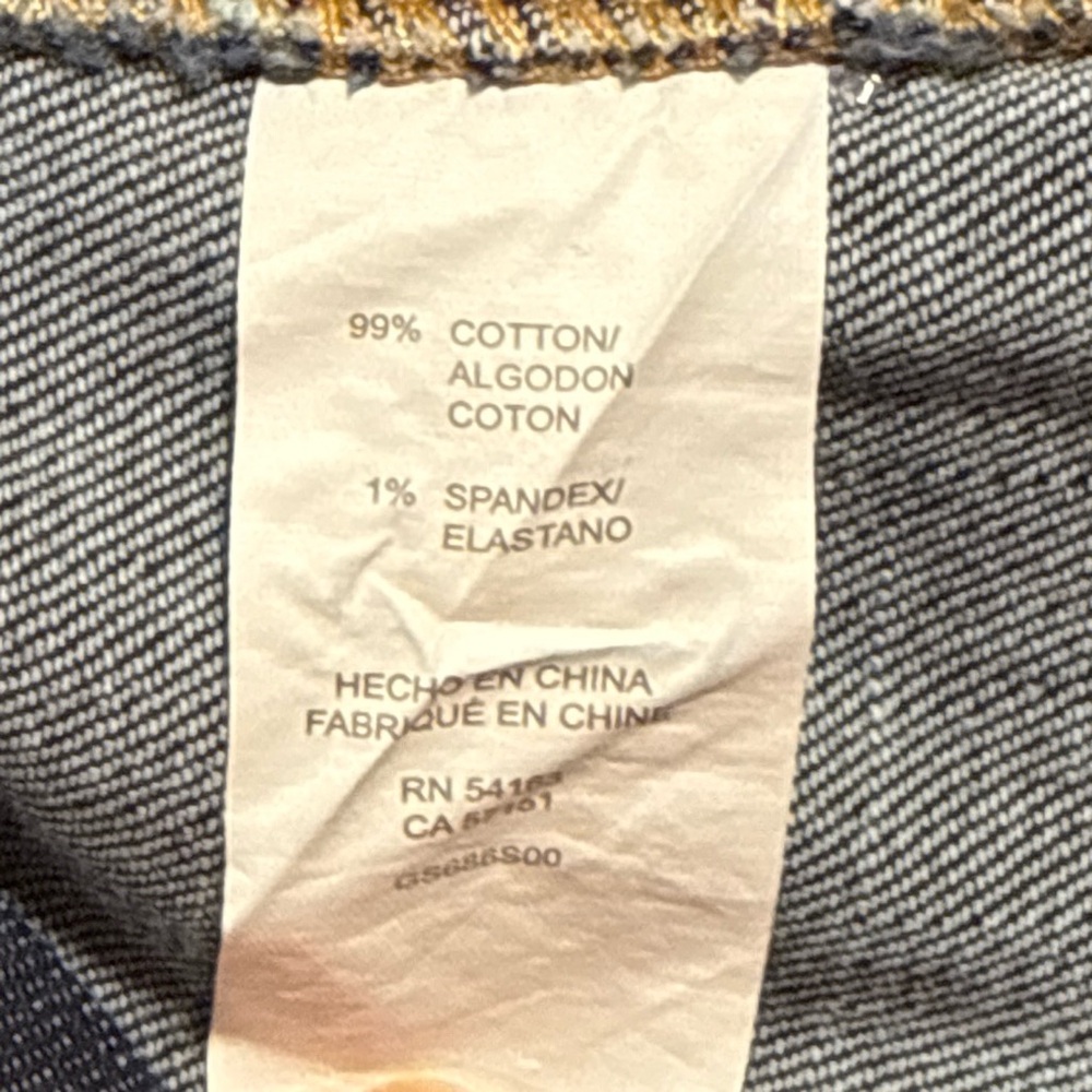 G.H. Bass & Co. button from denim mini skirt - Picture 6 of 7